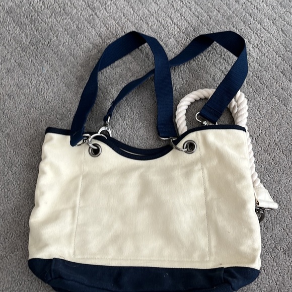 Thirty-one K blue cream bag with extra straps - Picture 3 of 3